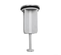 Bonde de Vidage Pop-Up 40 mm pour Lavabo de Salle de Bain, Bouchon de Remplacement avec Couverture en Cuivre et Coloris Gris, Convient à la Plupart des Vasques Standards, Facile à Installer et Idéal p