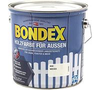 Bondex Pintura para madera para exterior blanco 2,5 L - 428252