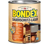 Bondex - Protección permanente holzlasur 0,75 l gris