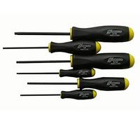 Bondhus 10645 - Juego de 7 destornilladores de bola (acabado ProGuard), tamaños 5/64-3/16 pulgadas