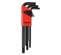 Bondhus 12199 hexagonal punta llave Allen Set con acabado Proguard, 1,5 mm - 10 mm, 9 piezas