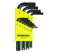 Bondhus 12236 - Ángulo de la llave-set hlx12s hexagonales, de 12 piezas