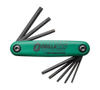 Bondhus. Navaja GorillaGrip 8 llaves Torx inviolables (TR9-TR40)