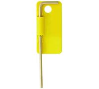 Bondhus 38250 - Llave en L con punta hexagonal de 1,5 mm con acabado GoldGuard, 44 mm