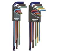 Bondhus 69600 Ball End Double Pack l-wrench Juego with Colorguard, 13 Piece by