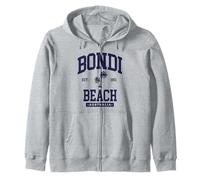 Bondi Beach Australia Vacaciones Modo Playa Palmera Sudadera con Capucha