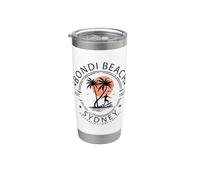 Bondi Beach Surf Lifestyle Paradise Vaso térmico de acero inoxidable de doble pared