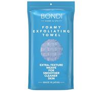 BONDI - Paño exfoliante para piel suave, extra largo, perfecto para frotar la espalda, fabricado en Japón