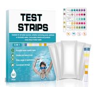 Bondtech - Cinta de piscina 5 en 1, probador de piscina de 50 bandas, para agua de piscina y spa, prueba de piscina de medición dureza total, cloruro total o bromo, ph y alcalinidad total
