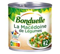 BONDUELLE - Macedonia 265 g - 4 unidades - Se vende en un set