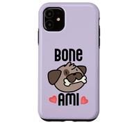 Bone AMI Bon Buen Amigo Divertido Perro Francés Dueño Meme Carcasa para iPhone 11