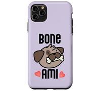 Bone AMI Bon Buen Amigo Divertido Perro Francés Dueño Meme Carcasa para iPhone 11 Pro MAX