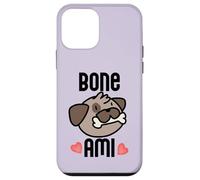 Bone AMI Bon Buen Amigo Divertido Perro Francés Dueño Meme Carcasa para iPhone 12 Mini