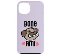 Bone AMI Bon Buen Amigo Divertido Perro Francés Dueño Meme Carcasa para iPhone 13
