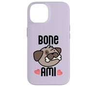 Bone AMI Bon Buen Amigo Divertido Perro Francés Dueño Meme Carcasa para iPhone 14