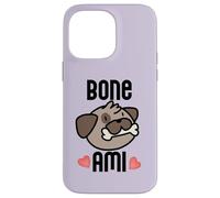Bone AMI Bon Buen Amigo Divertido Perro Francés Dueño Meme Carcasa para iPhone 14 Pro MAX