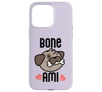 Bone AMI Bon Buen Amigo Divertido Perro Francés Dueño Meme Carcasa para iPhone 15 Pro MAX