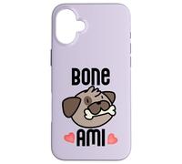 Bone AMI Bon Buen Amigo Divertido Perro Francés Dueño Meme Carcasa para iPhone 16 Plus