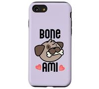 Bone AMI Bon Buen Amigo Divertido Perro Francés Dueño Meme Carcasa para iPhone SE (2020) / 7/8