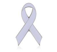 Bone cáncer conciencia pins - Pin lazo blanco