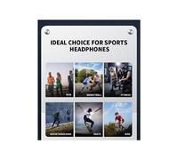 Bone Conduction Sport Headphone Wireless Earphone -Compatible Headset Hands-Free with Mic for Running A