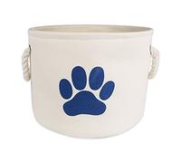 Bone Dry Pet Storage Collection Contenedor Plegable, Algodón, Hueso, S Round