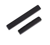 Bone Nut for Ukulele, Universal Ebony Ukulele Bridge Saddle and Nut for 4 Strings Ukuleles Musical Instrument Repair Parts