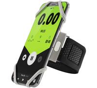 BONE Run Tie - Brazalete para correr, soporte para tel fono celular, compatible con iPhone 15, 14, 13, 12, 11 Pro Max, Mini, XS, XR, X, 8, 7, 6 P