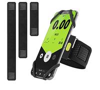 Bone Run Tie Universal Brazalete Deportivo, Bandas para el Brazo para Teléfono Movíl, 4-6.7 Pulgadas para iPhone 12 11 Pro XS XR X 8 7 Plus Samsung Galaxy S9 S8 Note 10 Plus (Negro / 20-25cm)