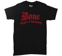 Bone Thugs - N - Harmony Red Logo Unisex 100% Cotton Short-Sleeve T-Shirts Black XXL