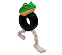 Boneca Ambalabu - Figura XL articulada de 16cm - Muñecos Brainrot Italianos - Tralalero Tralara - Coleccion oficial Brainrot - Rana brainrot con rueda - Tung Tung Tung Sahur - Capuccino Assessino