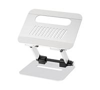 Boneruy - Soporte de refrigeración plegable para laptop de 10 a 17 pulgadas, soporte portátil para laptop, abrazadera extensible para escritorio, cama y sofá