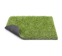 BONERVA Césped Artificial BOLONIA 18 mm en Rollo, Aspecto Natural Realista, 4 Colores, Hilo en C, Protección UV, Drenaje Rápido, para Terraza, Balcón, Jardín y Exterior Decorativo (2x4 Metros)