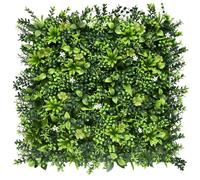 BONERVA | Jardín Artificial Vertical México | Pack 4 Piezas 50x50 cm | Planta Artificial de Diseño para paisajismo, hogar o jardín | MAL1213