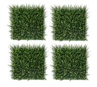 BONERVA | Jardín Vertical Artificial Halepensis | Pack 4 Piezas 50x50cm (1m²)| Planta Artificial Decorativa para hogar, Oficina, Hotel, Restaurante, etc | MAL1212