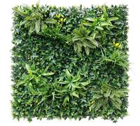 BONERVA | Jardín Vertical Artificial Salvaje Plus | Certificado Reacción al Fuego Clase B | Planta Artificial Decorativa para hogar, Oficina y hostelería | Medida 1 Pieza 100 x 100 cm | MAL1214