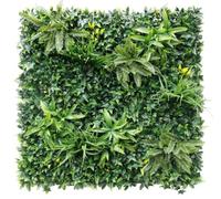 BONERVA | Jardín Vertical Artificial Salvaje Plus | Certificado Reacción al Fuego Clase B | Planta Artificial Decorativa para hogar, Oficina y hostelería | Medida 1 Pieza 100 x 100 cm | MAL1214