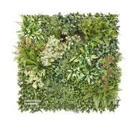 BONERVA | Jardín Vertical Santorini | Pieza 100x100cm (1m²) | Planta Artificial Decorativa para hogar, Oficina, Hotel, Restaurante, etc | MAL1223