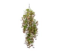 BONERVA | Planta Artificial Colgante Orquídea Morada | Planta Artificial Decorativa Grande | 1 Unidad | Flor Artificial para Decorar hogar o jardín
