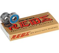 Bones Big Balls - Rodamientos rojos de 8 mm (paquete de 8)