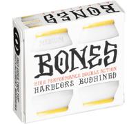 Bones Wheels Hardcore Bujes medianos, Color Blanco
