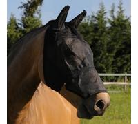 Bonete antimoscas para caballo en PVC con orejeras y cremallera Umbria Equitazione L