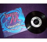 Boney M - Boney M Mega Mix 7" Version 7" Arista 125127 EX/EX 1992 picture sleeve, tracks: Rivers Of Babylon, Sunny, Daddy Cool, Rasputin, Mary's Boy Child, Oh My Lord