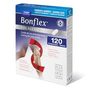 Bonflex Colágeno 120 Comprimidos con Colágeno No Desnaturalizado Tipo II, Glucosamina 1500mg, Ácido Hialurónico y Vitamina C para el Cuidado de las Articulaciones, 1 Toma al Día