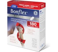 BONFLEX Colágeno 180 Comprimidos Colágeno no Desnaturalizado Tipo II 1500mg Glucosamina Ácido Hialurónico Boswellia Vitamina C para Articulaciones 2 Tomas al Día