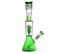 Bong de Vidrio para Fumar, Cuenco de 14,5 mm, 32 cm, 520 g, Filtro de Tornado, Pipa de Agua y Aceite