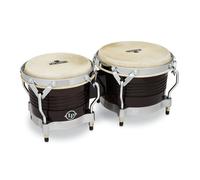 Bong?s de madera Matador M201 LP de Latin Percussion, marr?n oscuro/cromado, 8,625 pulgadas