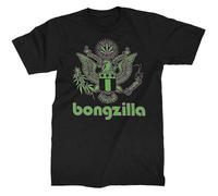 Bong-Zilla T-Shirt Stoner Rock Band Music Life Unisex tee Black 3XL