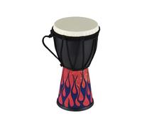 Bongo de tambor africano portátil ligero de 4 pulgadas para principiantes, escuela, clases de música, actuaciones al aire libre, percusión, instrumento musical tradicional