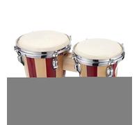 Bongo Drum for Kids, Wood Bongos,Instrumento de percusión educativa | Instrumento de música de percusión profesional, bongos de 6 y 7 pulgadas para principiantes